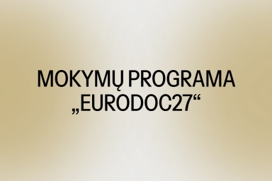 Kviečiame dokumentikos prodiuserius dalyvauti EURODOC27 mokymuose